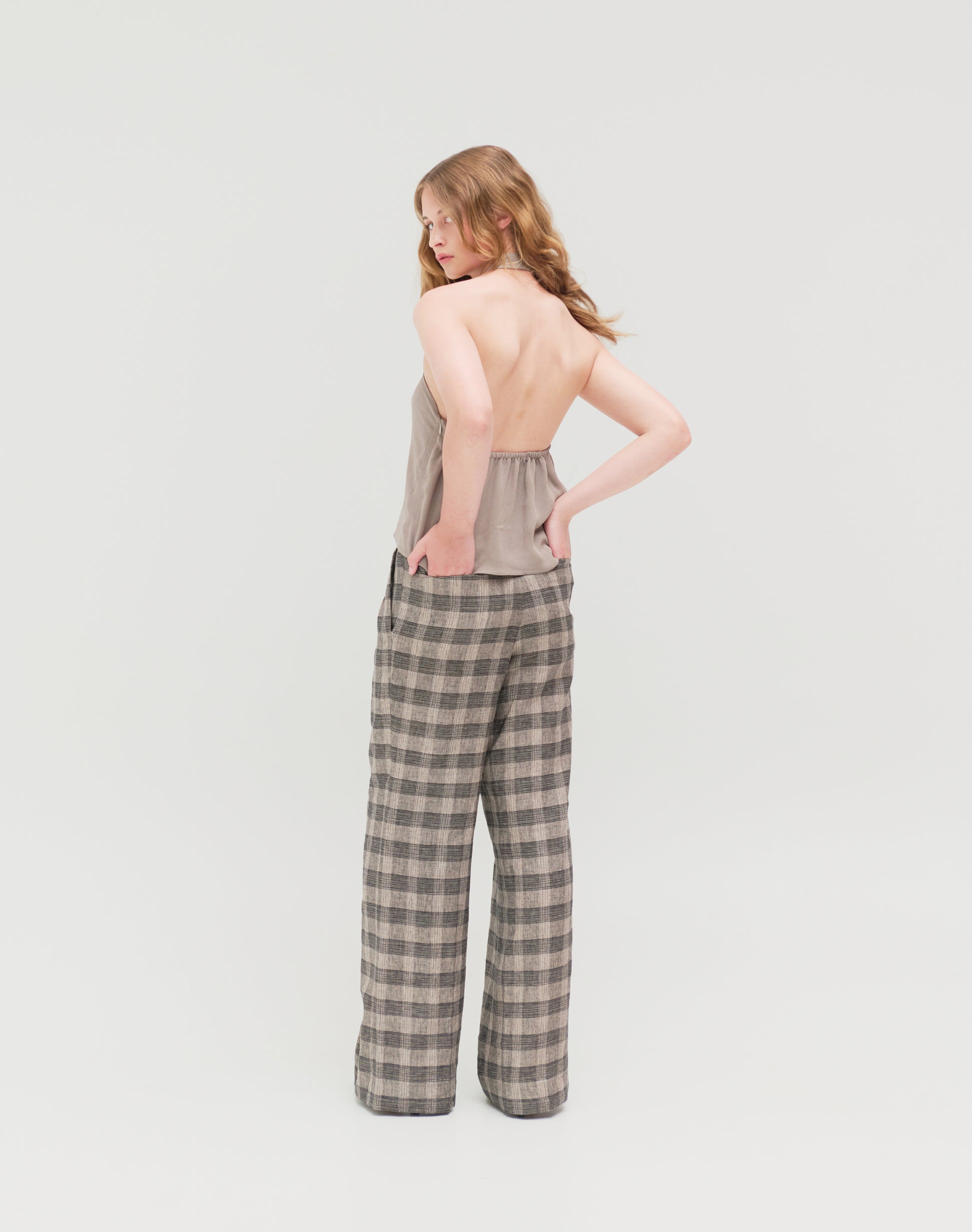 Ace Tie Halter Top