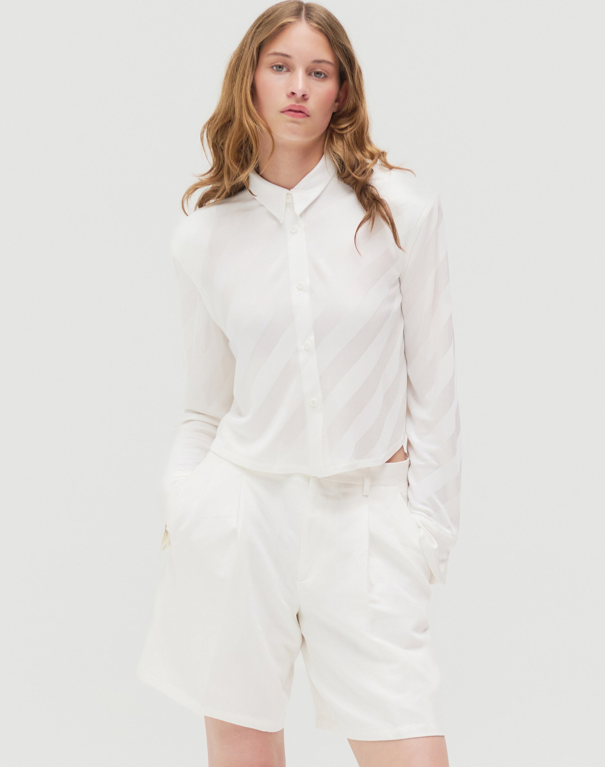Alfred Crop Blouse