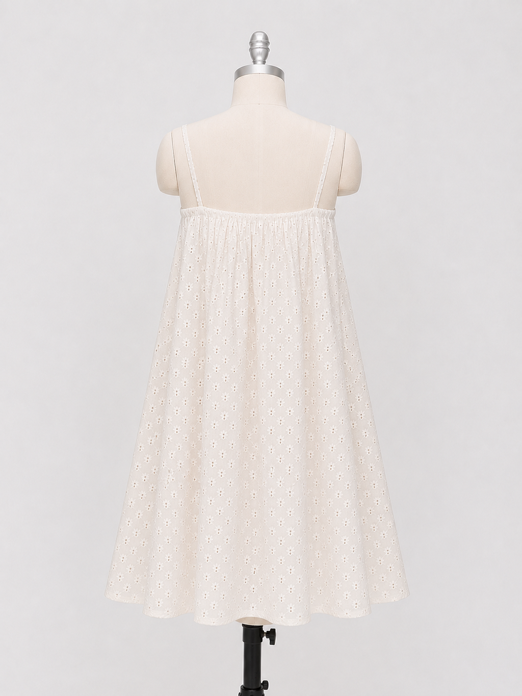 Eyelet Mini Dress